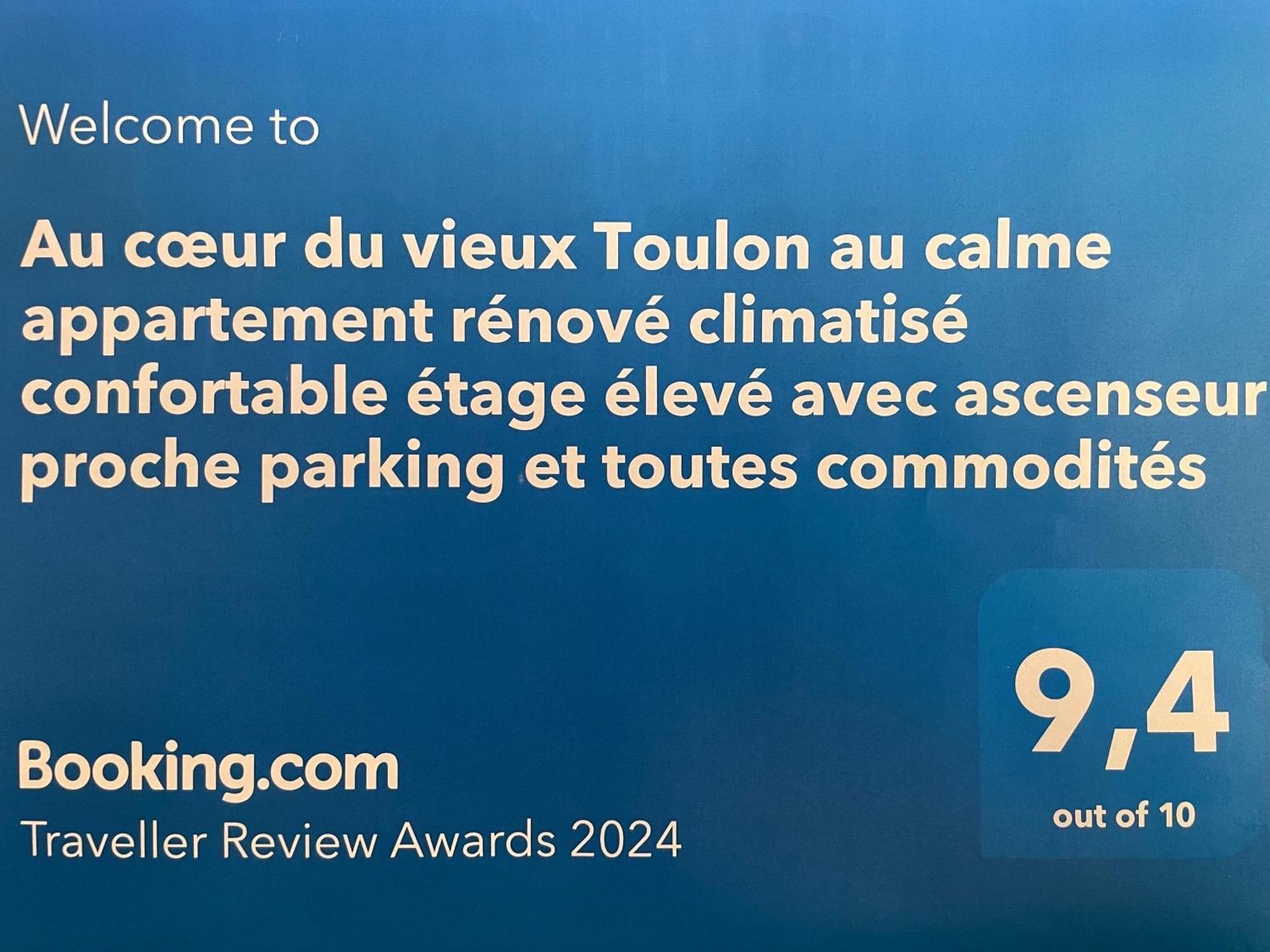 Au Coeur Du Vieux Toulon Au Calme Appartement Renove Climatise Confortable Etage Eleve Avec Ascenseur Proche Parking Et Toutes Commodites 외부 사진